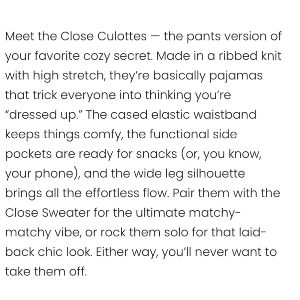 NWT Honeymark Culottes Wool/Cashmere Blend Pants - Picture 7 of 8